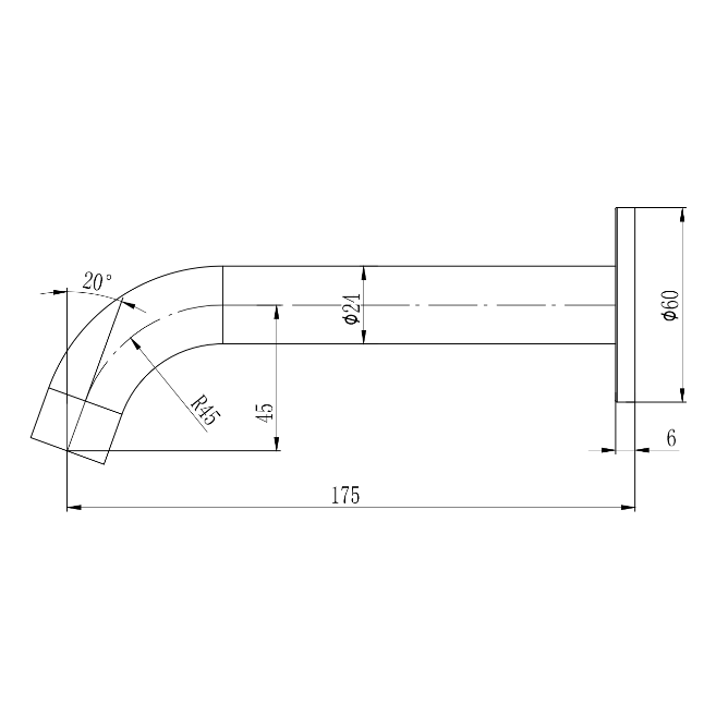 Ikon Soko Round Spout Brushed Nickel