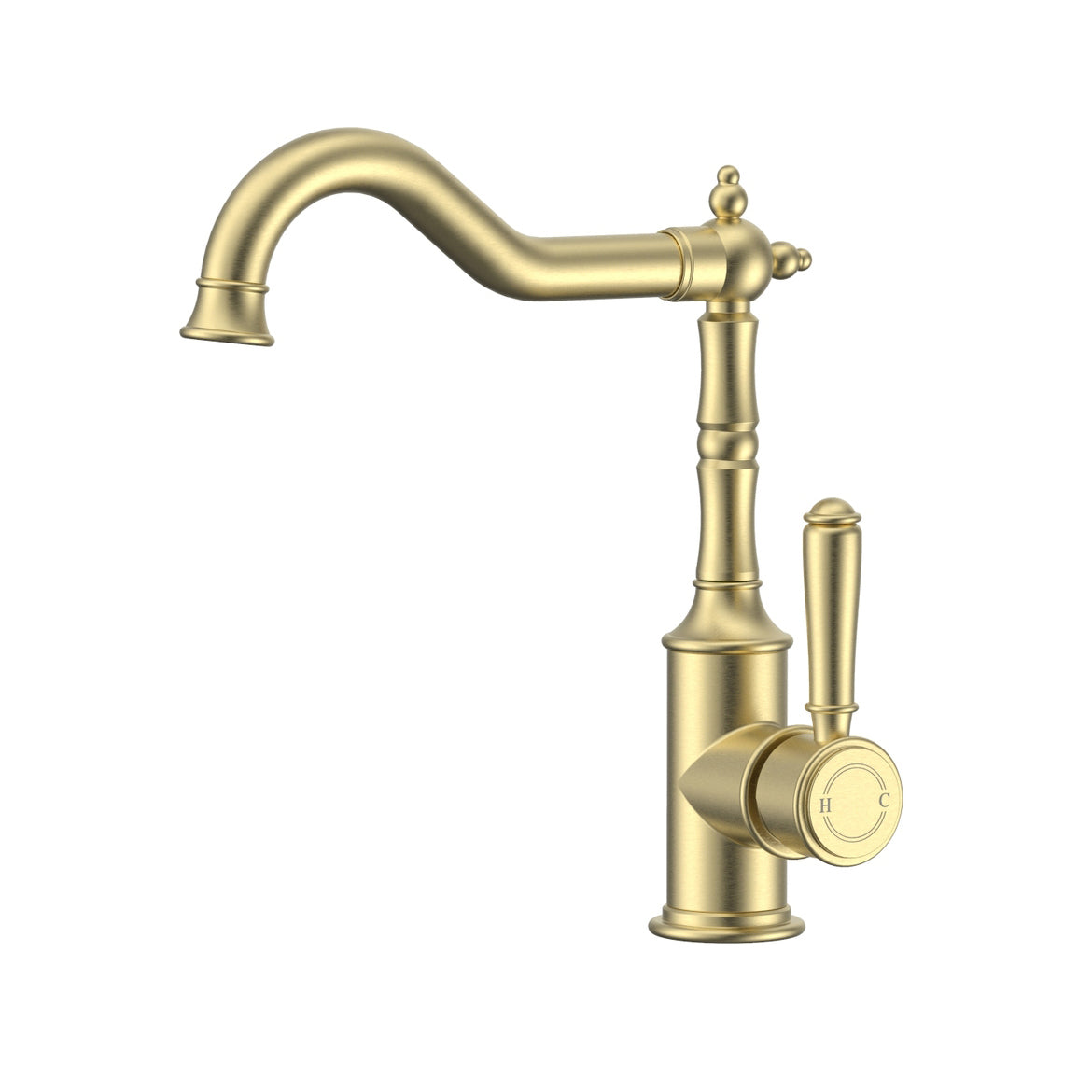 Ikon Clasico Sink Mixer Brushed Gold