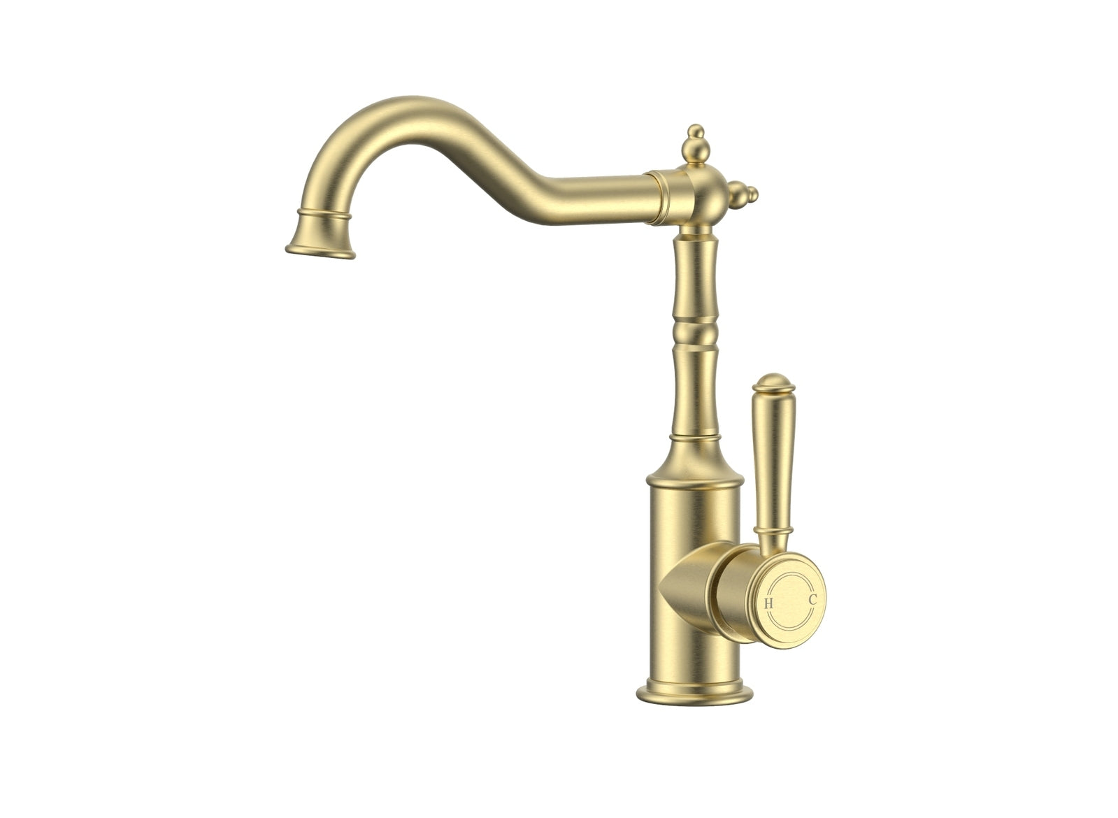 Ikon Clasico Sink Mixer Brushed Gold