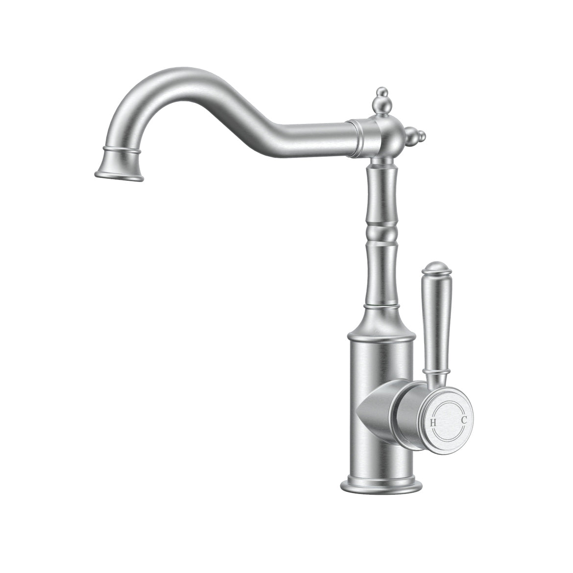 Ikon Clasico Sink Mixer Brushed Nickel