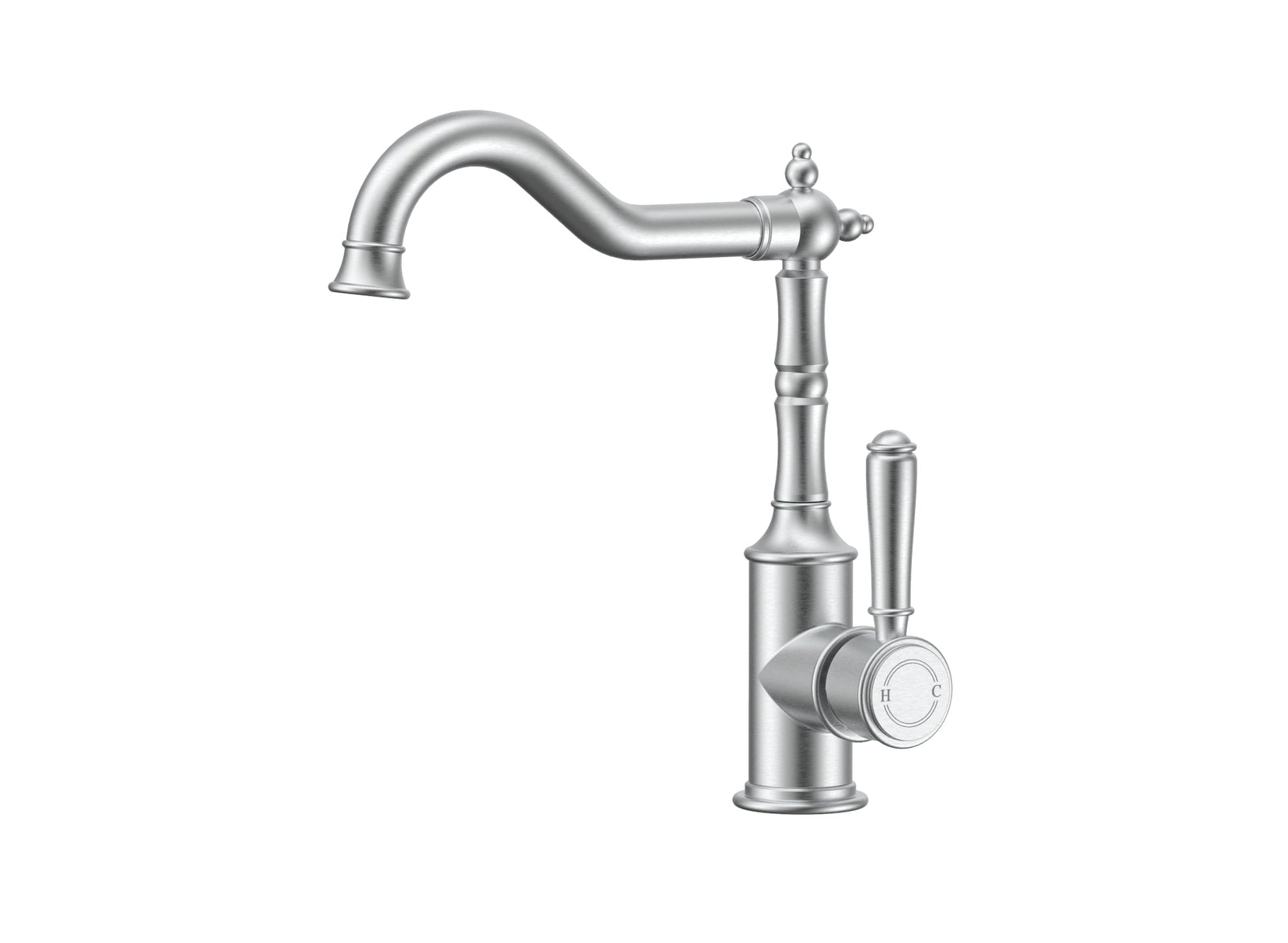 Ikon Clasico Sink Mixer Brushed Nickel