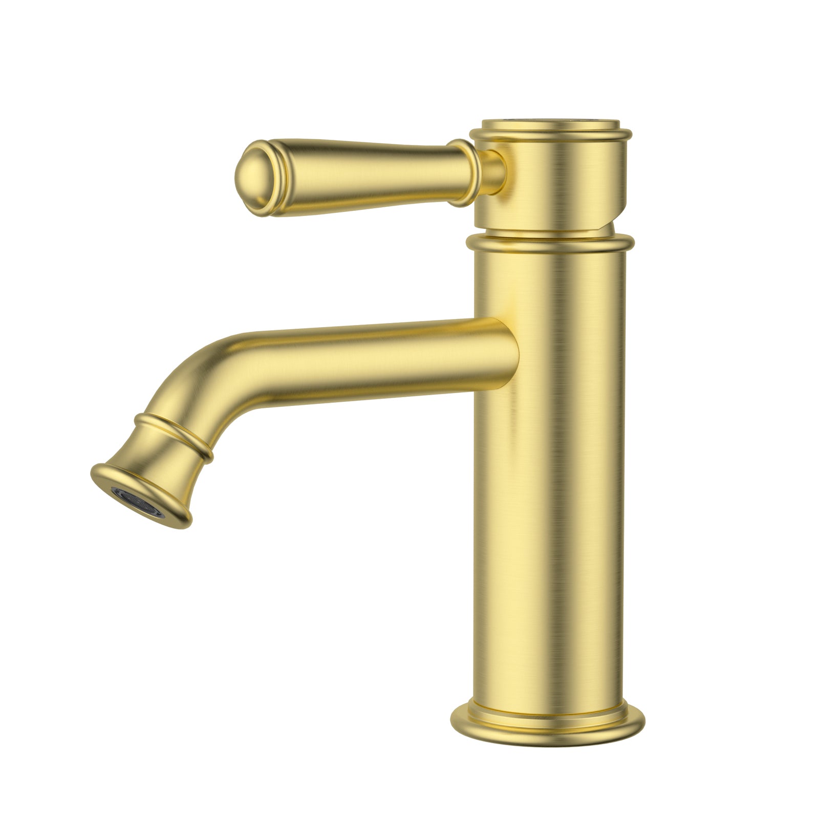 Ikon Clasico Basin Mixer Brushed Gold