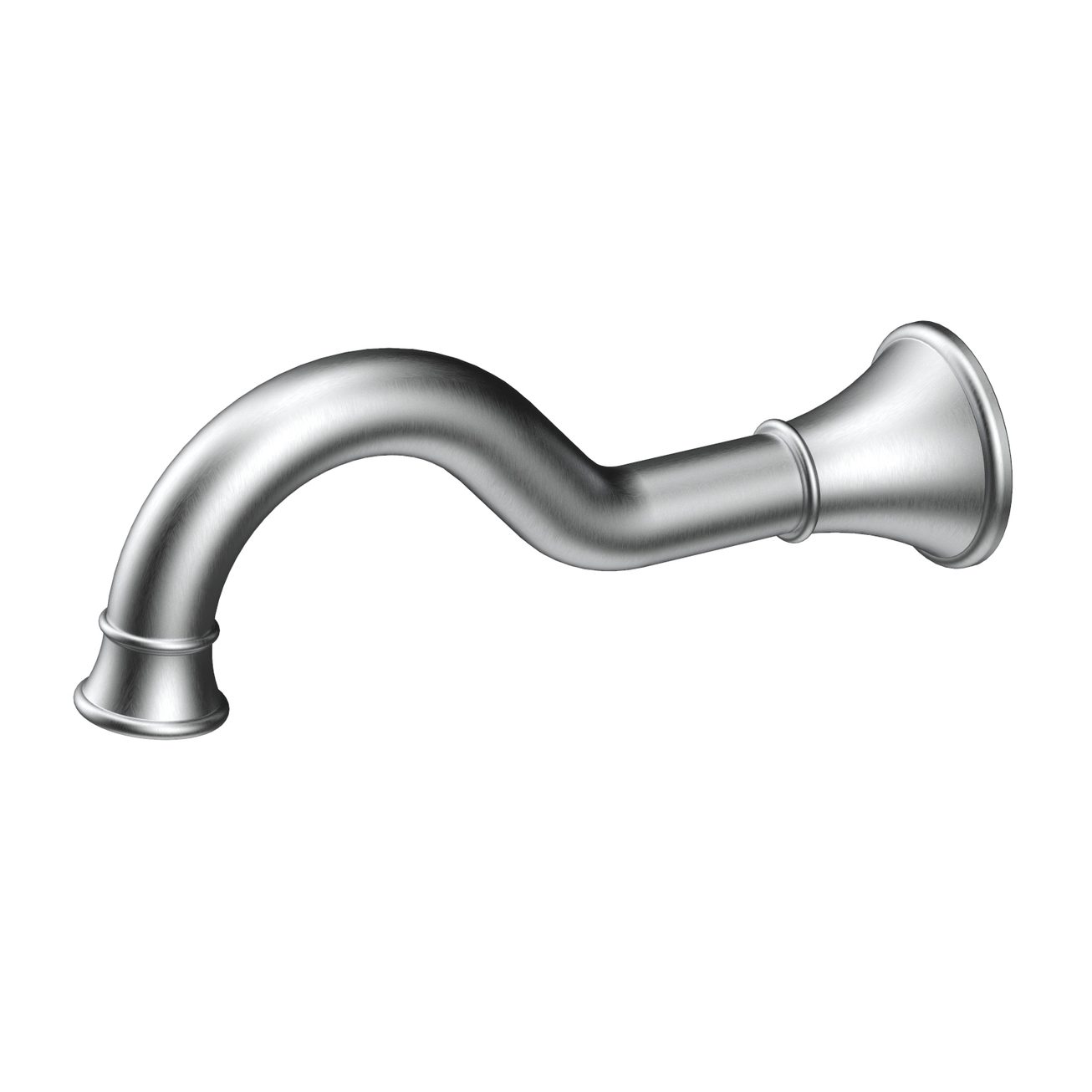 Ikon Clasico Spout Brushed Nickel