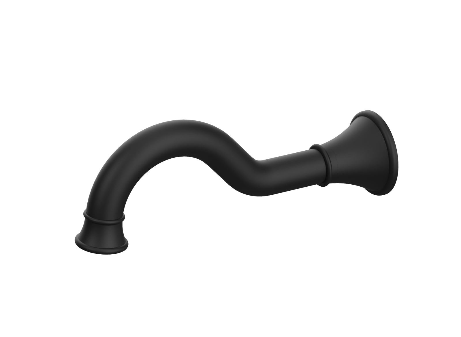 Ikon Clasico Spout Matte Black