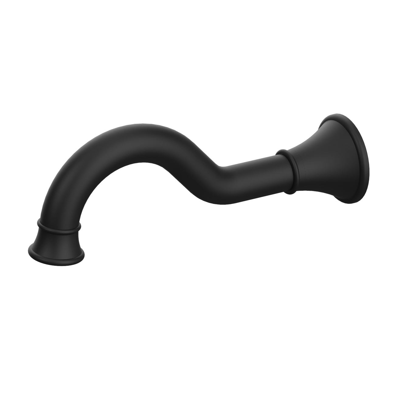 Ikon Clasico Spout Matte Black