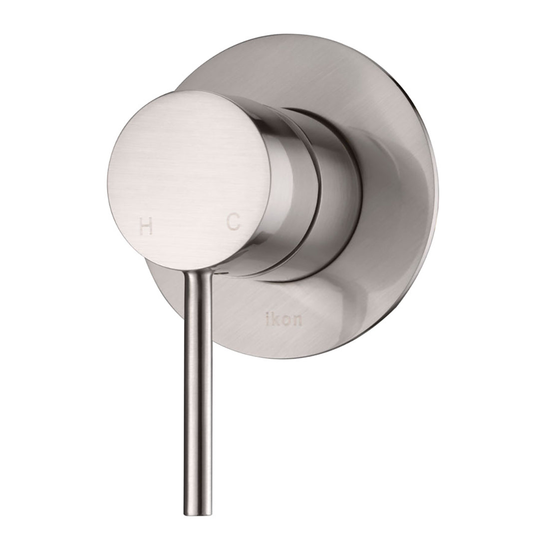 Ikon Hali Wall Mixer Brushed Nickel