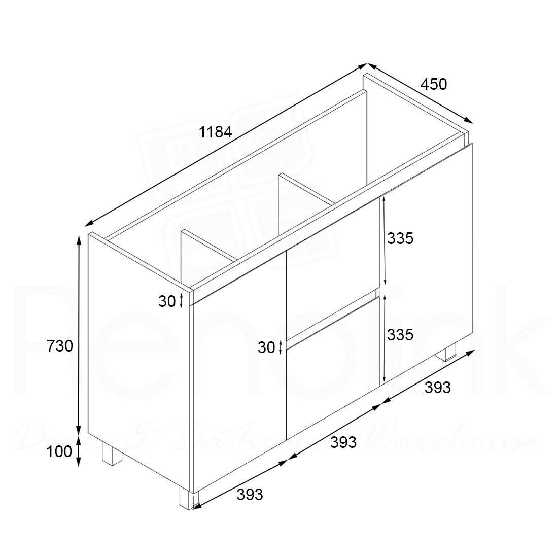 IVANA PVC 1200 Cabinet