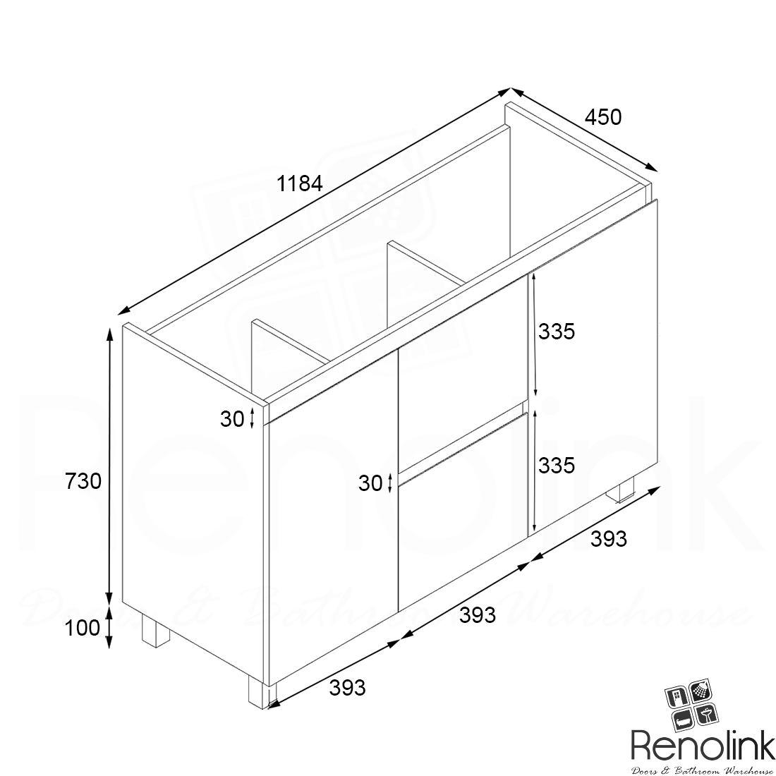 IVANA PVC 1200 Cabinet