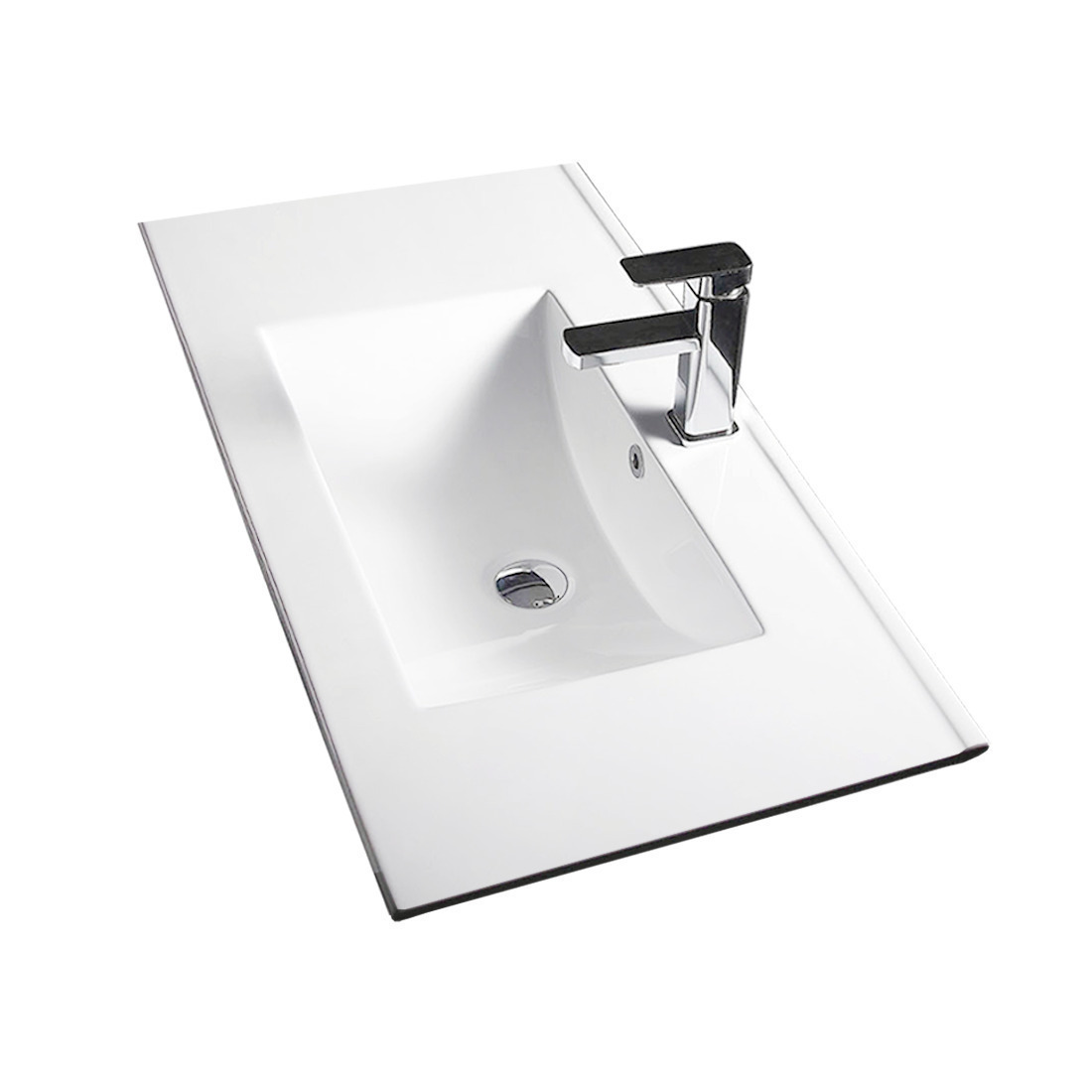 Ivana 600mm PVC Water Proof Wall Hung Bathroom Vanity Ceramic Basin