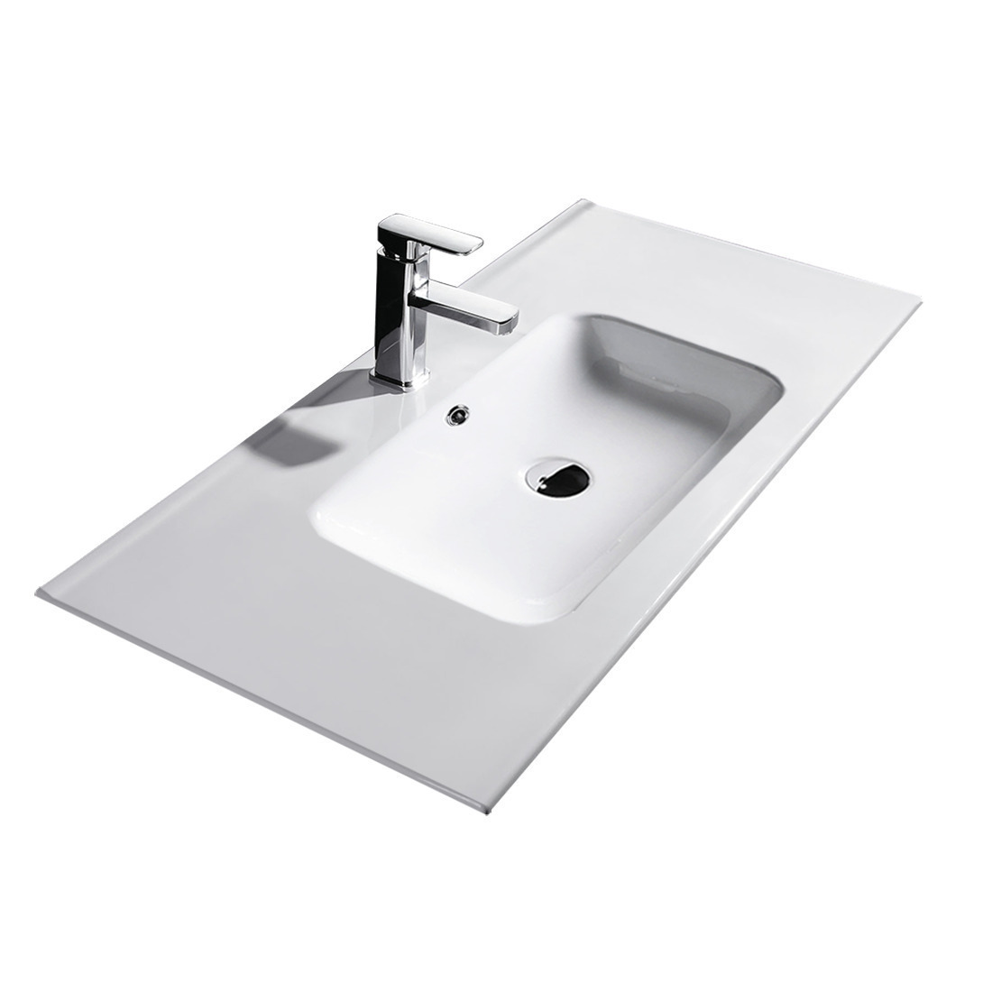 Ivana 900mm PVC Water Proof Bathroom Vanity Left Drawers Ceramic Basin