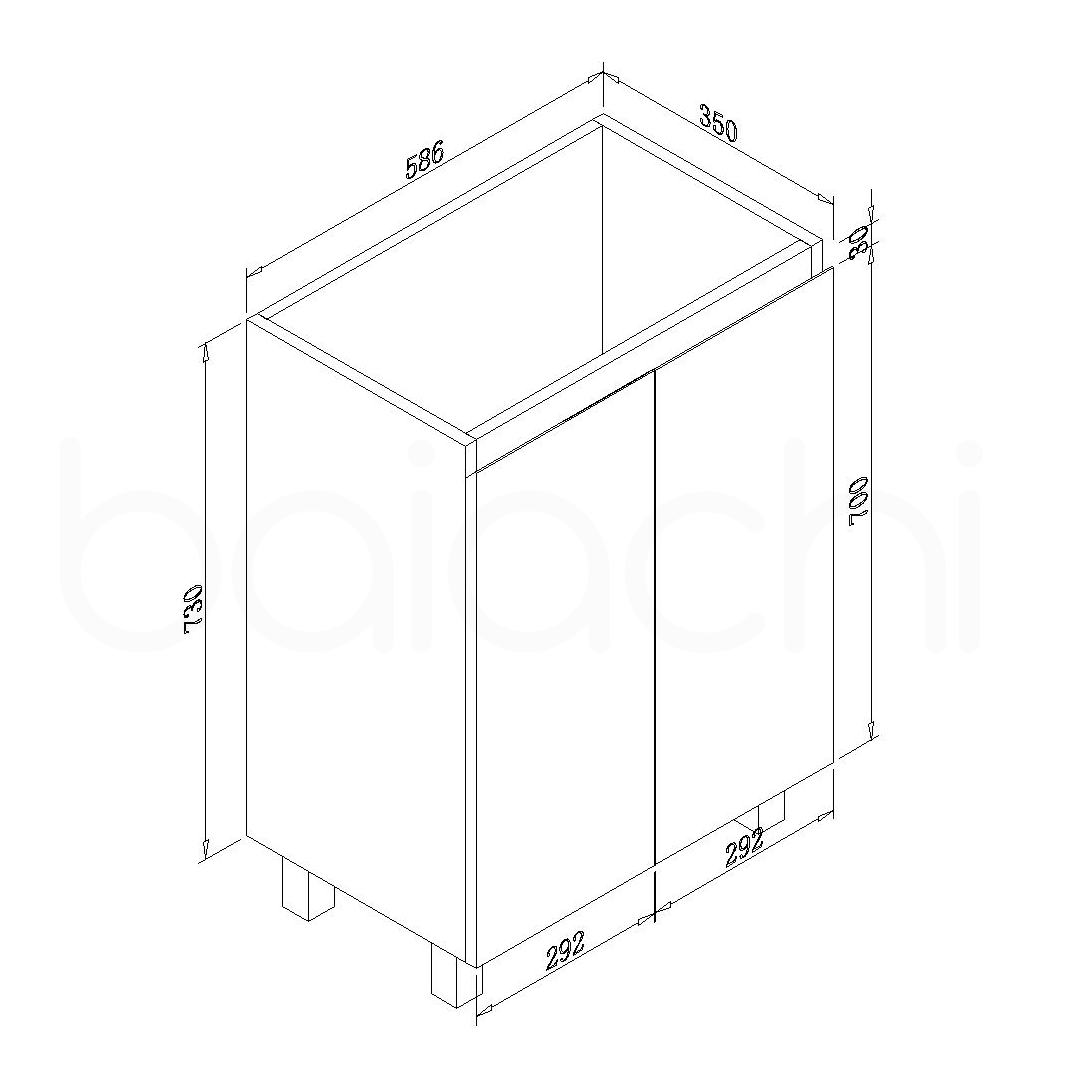 Lucena PVC 600 Cabinet