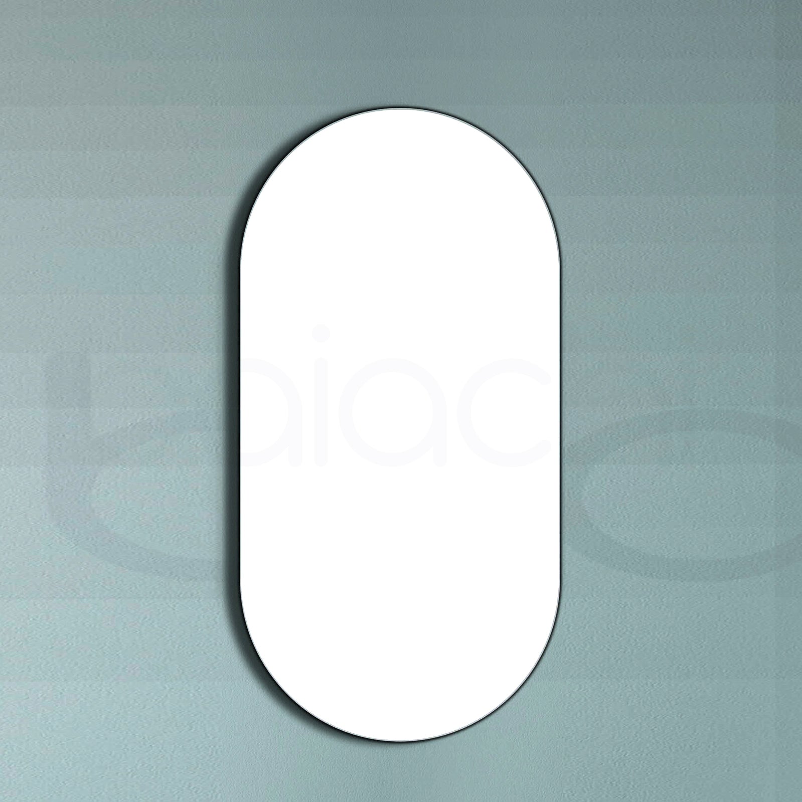 POLISH EDGE OVAL MIRROR