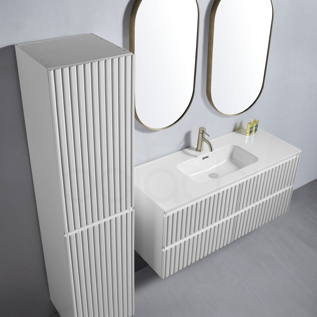 Oslo 1200mm PVC Wall Hung Bathroom Vanity Cabinet