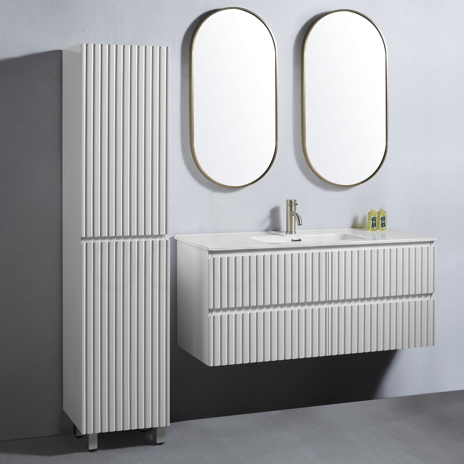 Oslo 1200mm PVC Wall Hung Bathroom Vanity Cabinet