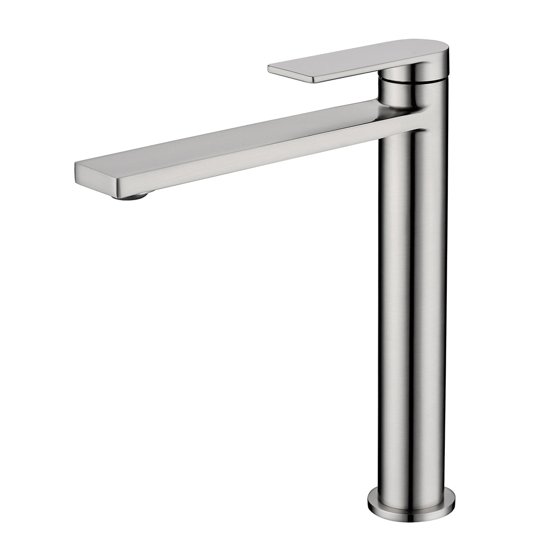 Ruki High Rise Basin Mixer Brushed Nickel