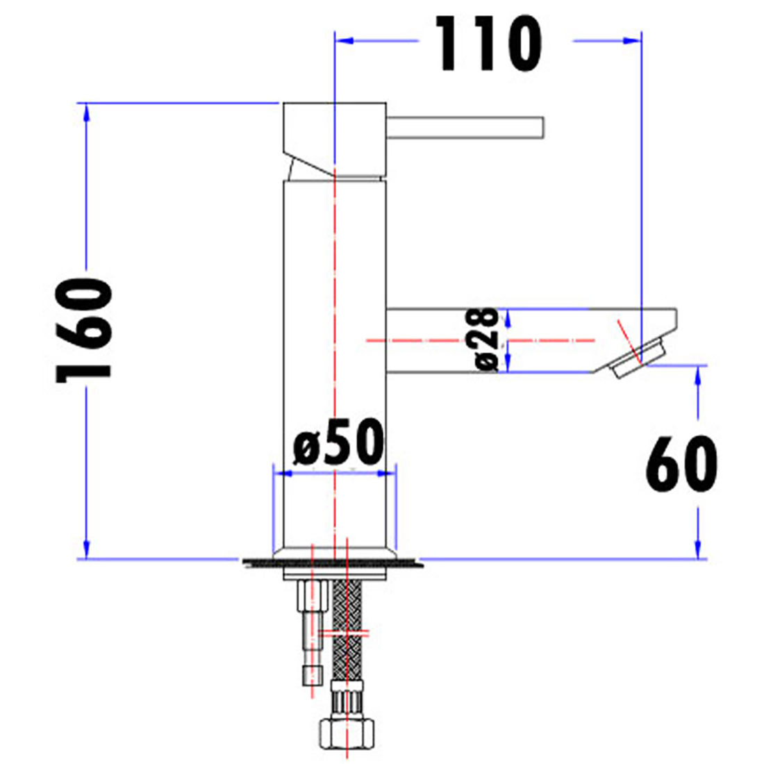 Otus Basin Mixer Chrome