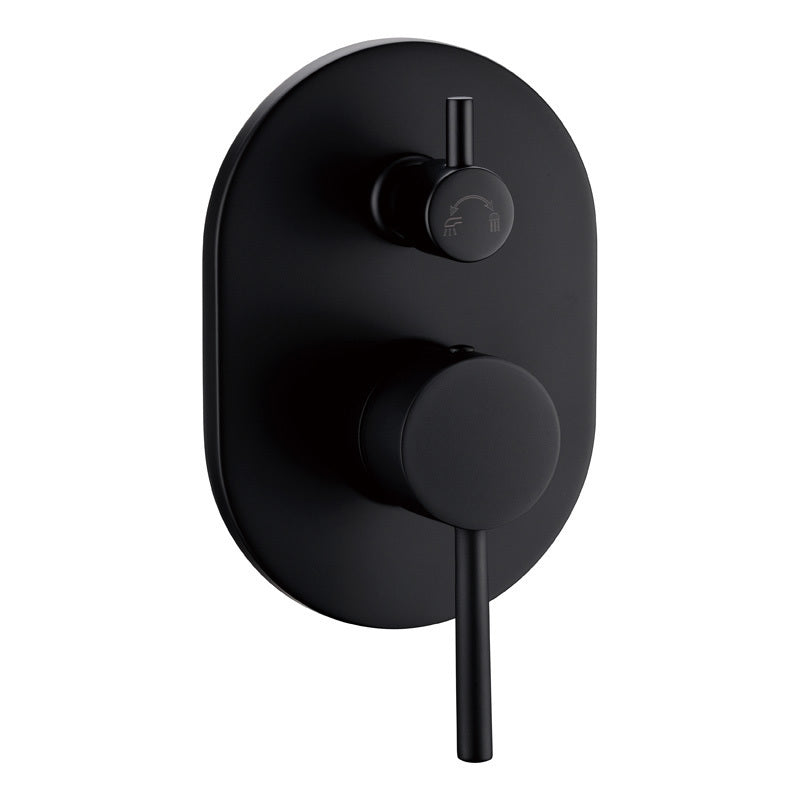 Otus Wall Mixer With Diverter Matte Black