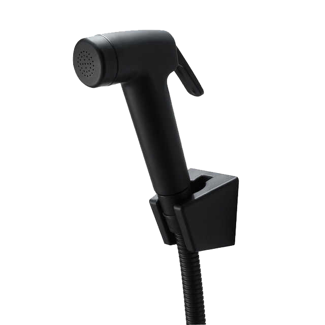 Bidet Trigger Spray with Anti Burst Hose Matte Black