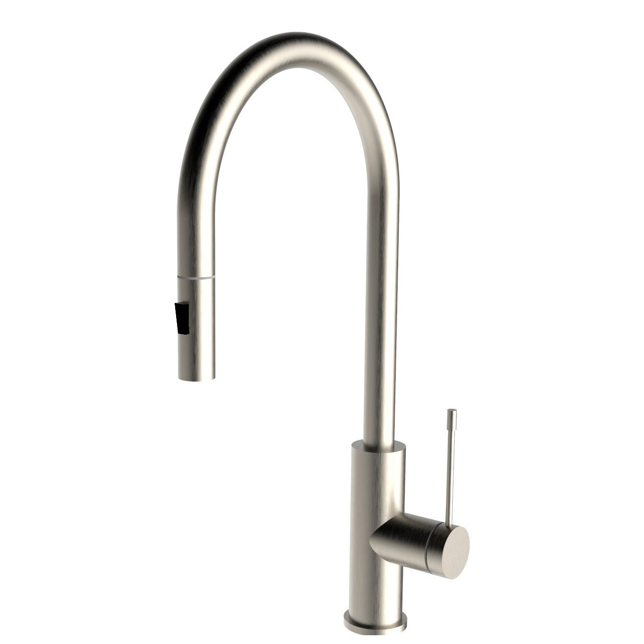 Aziz-II Pull-Out Kitchen And Laundry Sink Mixer Brushed Nickel