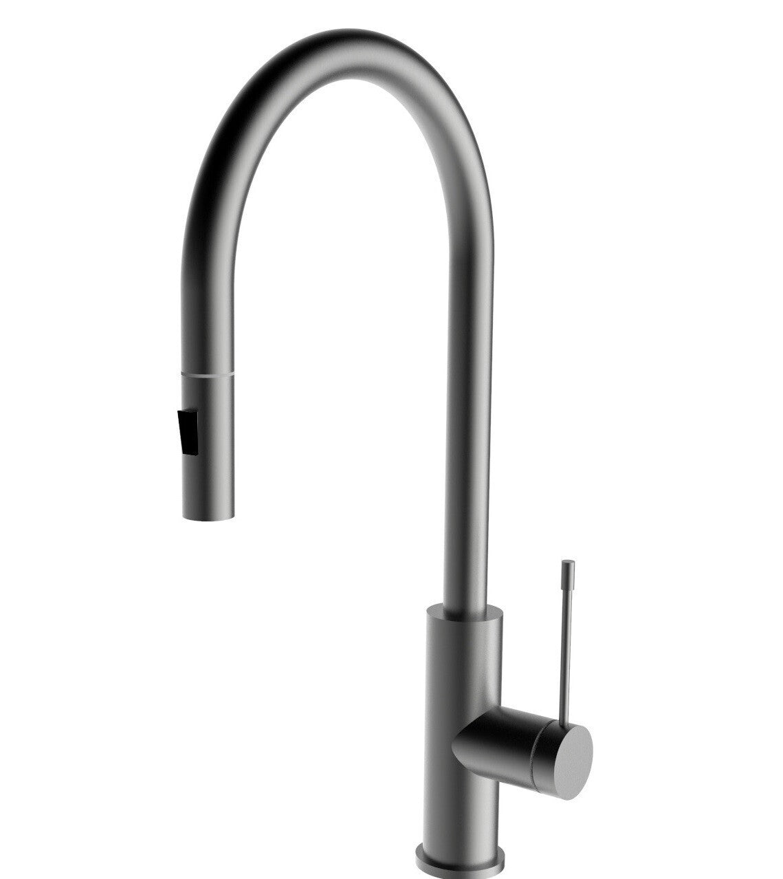 Aziz-II Pull-Out Kitchen And Laundry Sink Mixer Gun Metal