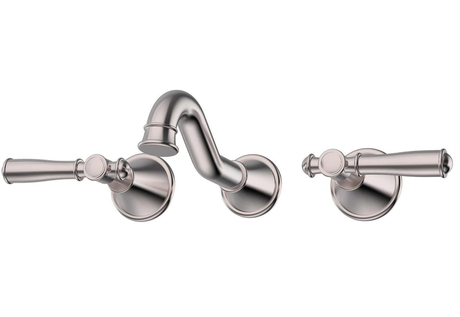 Ikon Clasico Bath Set Brushed Nickel