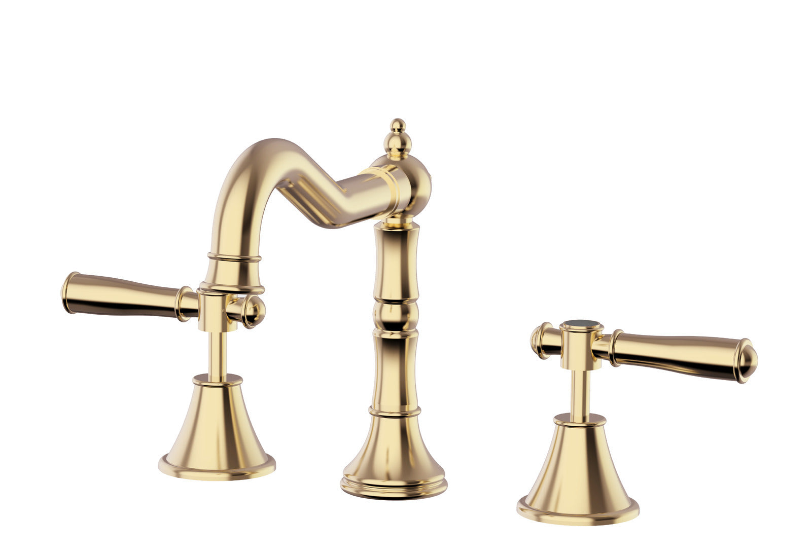 Ikon Clasico Basin Set Brushed Gold