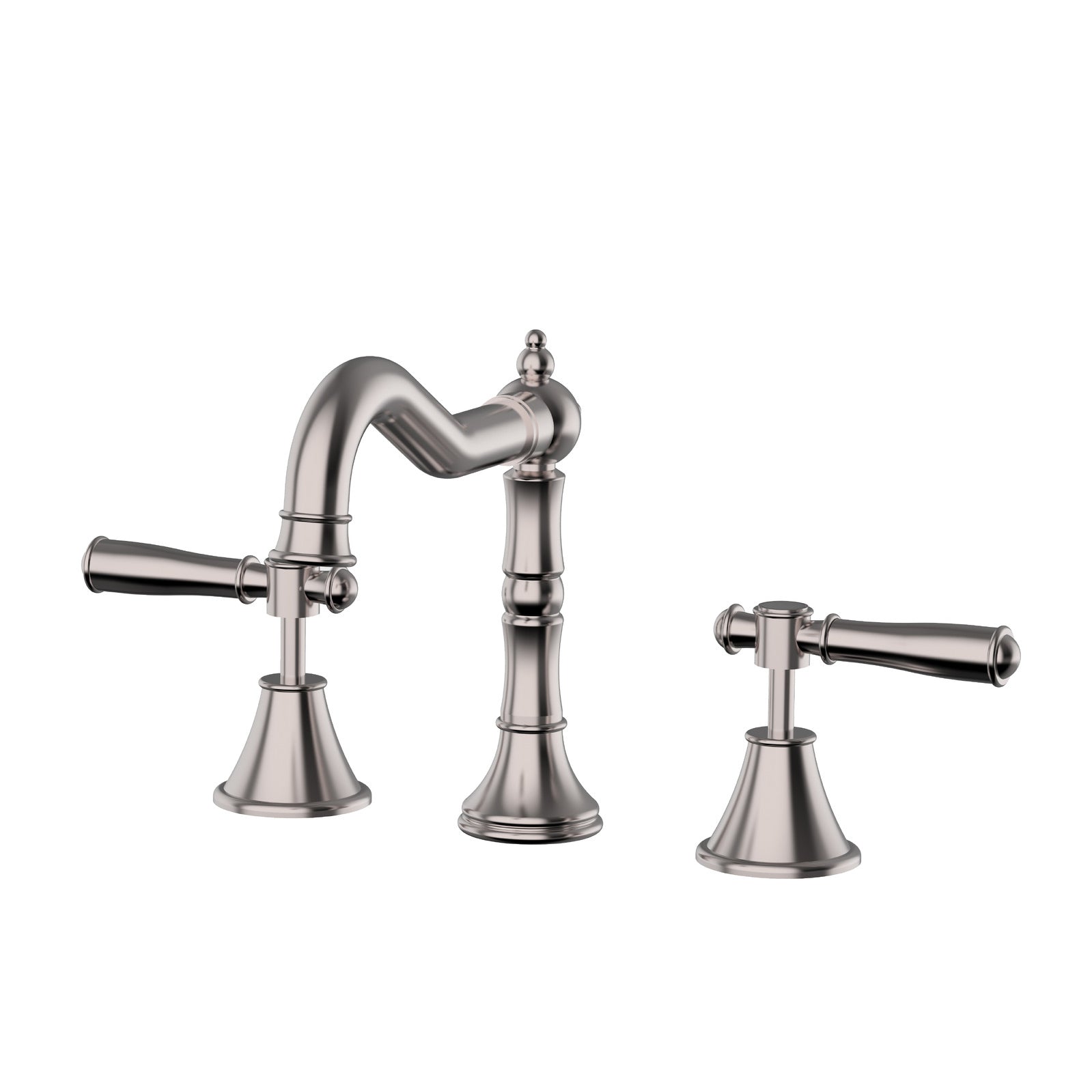 Ikon Clasico Basin Set Brushed Nickel