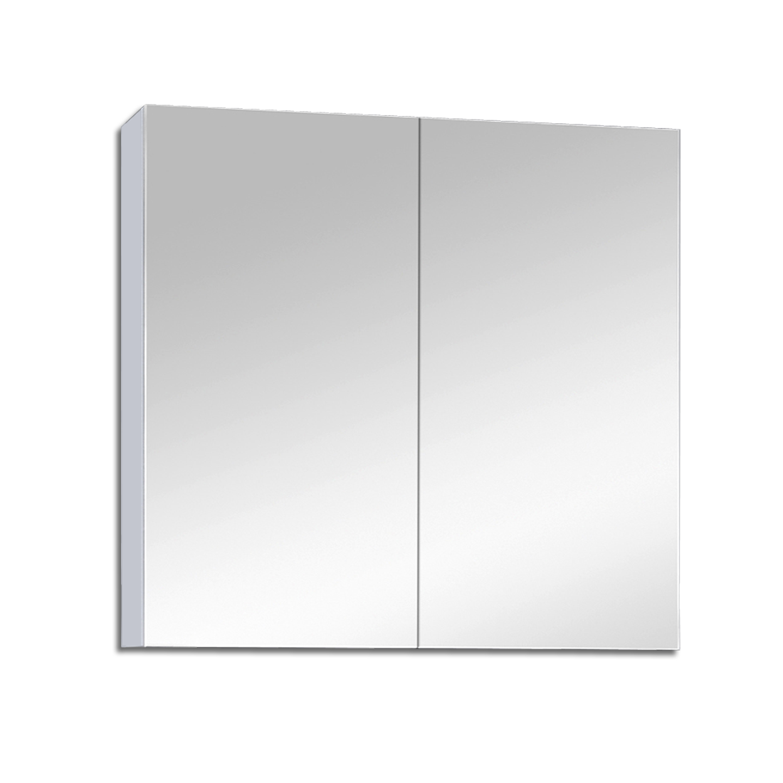 750mmx720mm Bathroom Vanity Mirror Cabinet Shaving Storage 8mm Glass Shelf Pemc