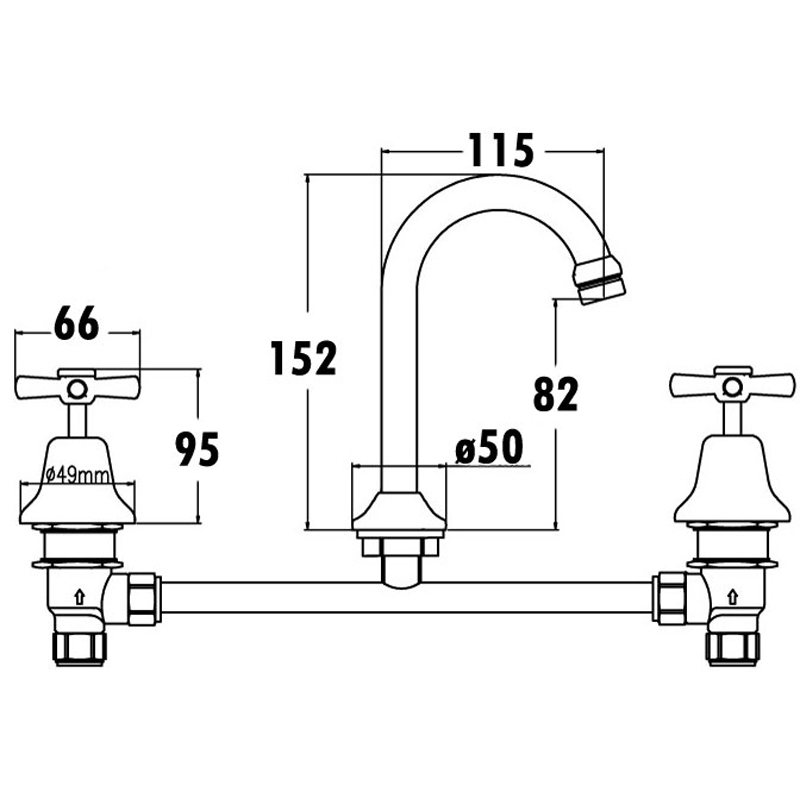 Basin Set Chrome