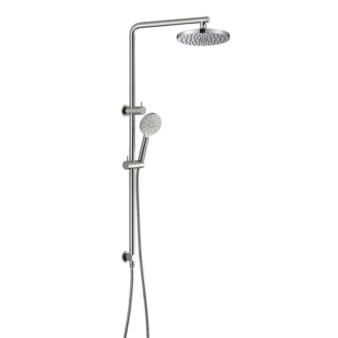 Cora Round Multi Function Shower Set Brushed Nickel