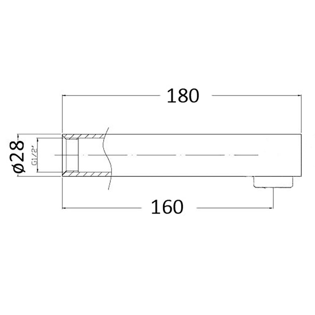 Yale Round Spout Chrome