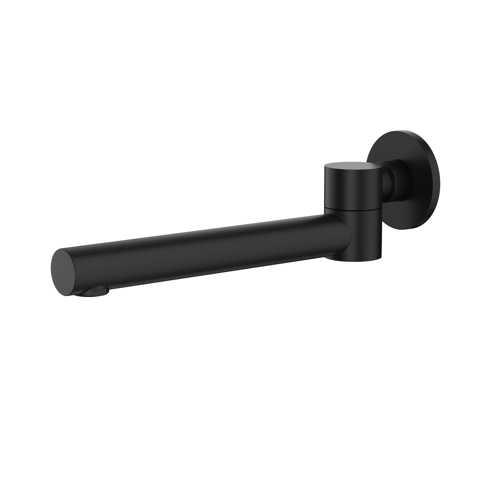 Otus Swivel Bath Spout Matt Black