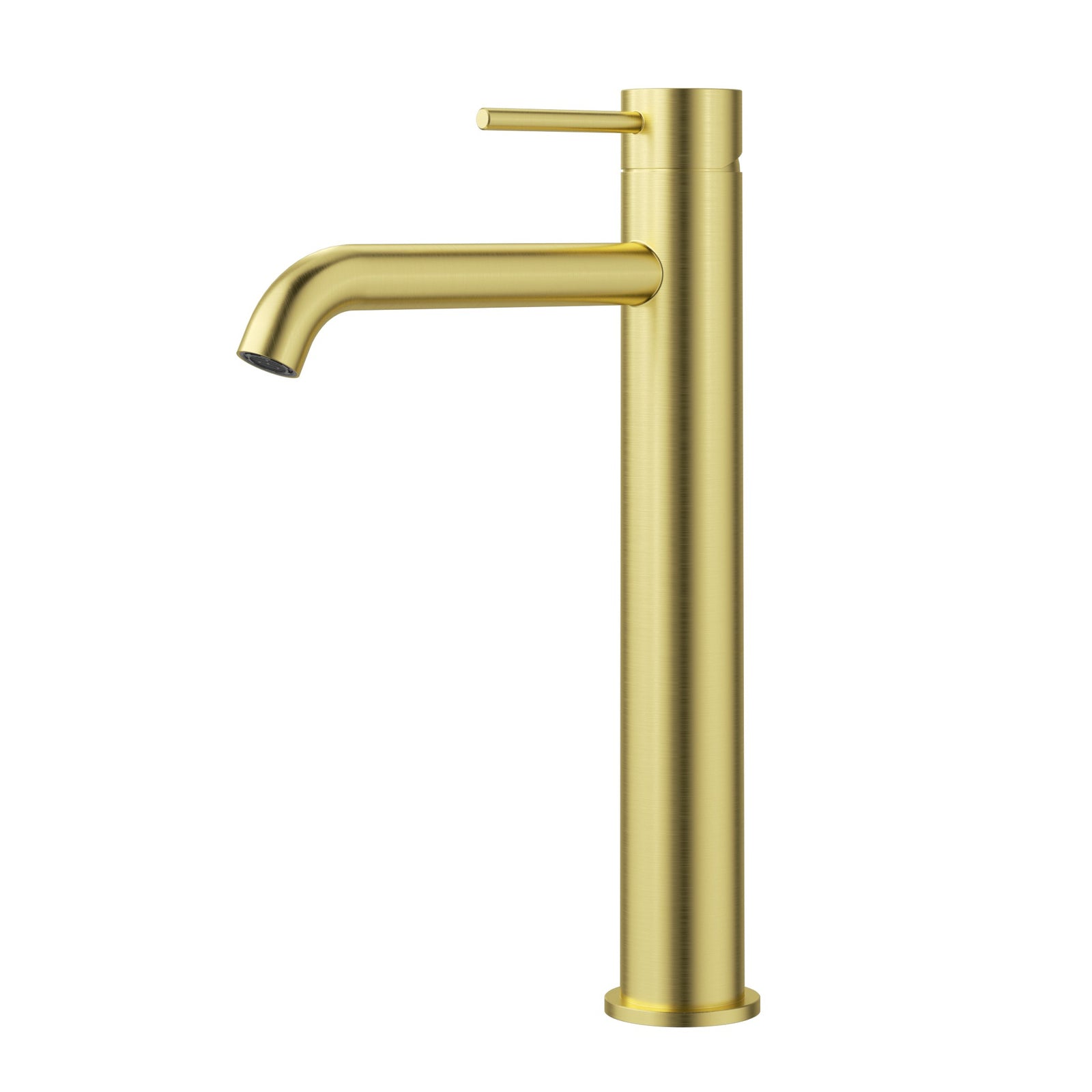 Otus Slimline SS Highrise Basin Mixer Brushed Gold