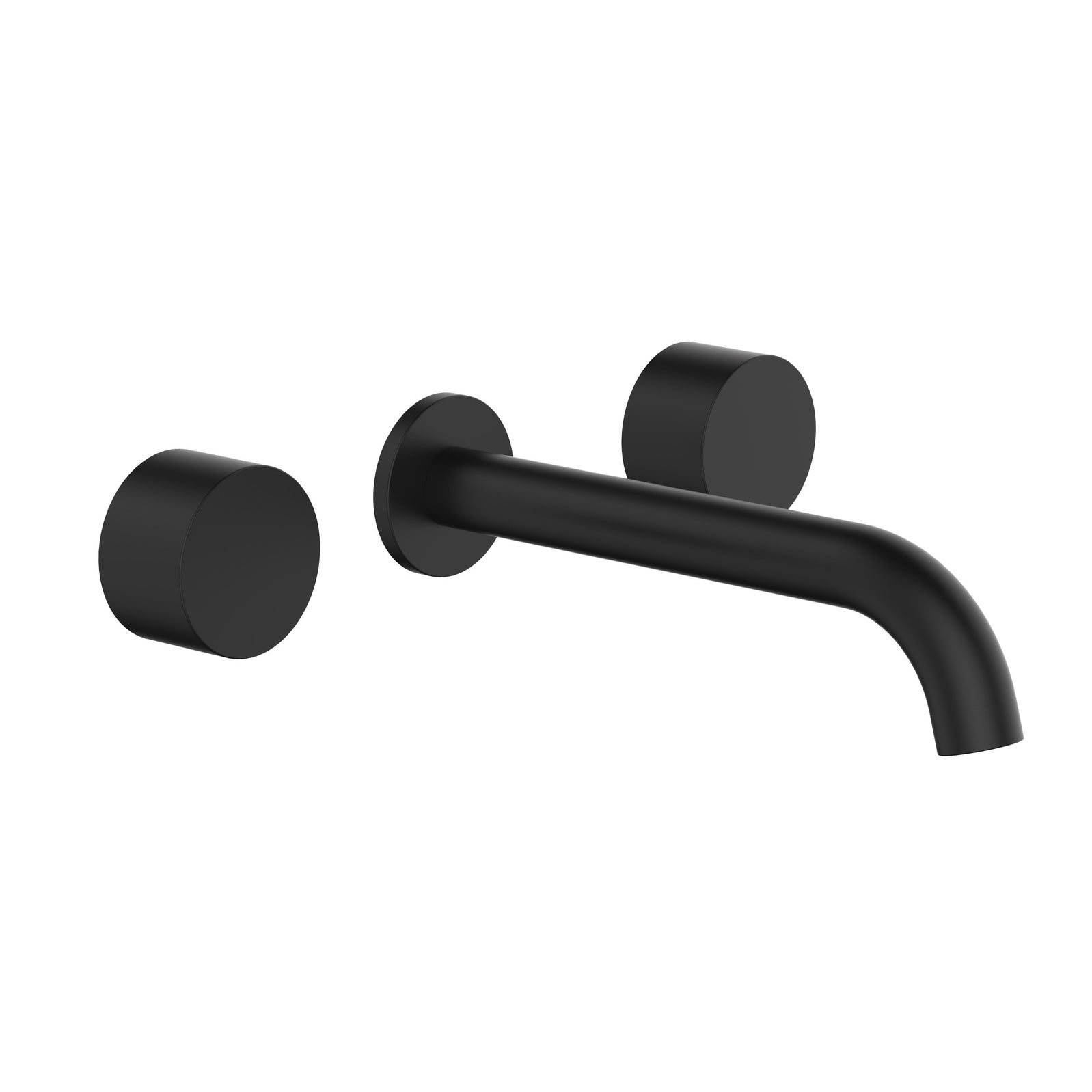 Ikon Tana 1/4 turn C/D Bath Set Matte Black