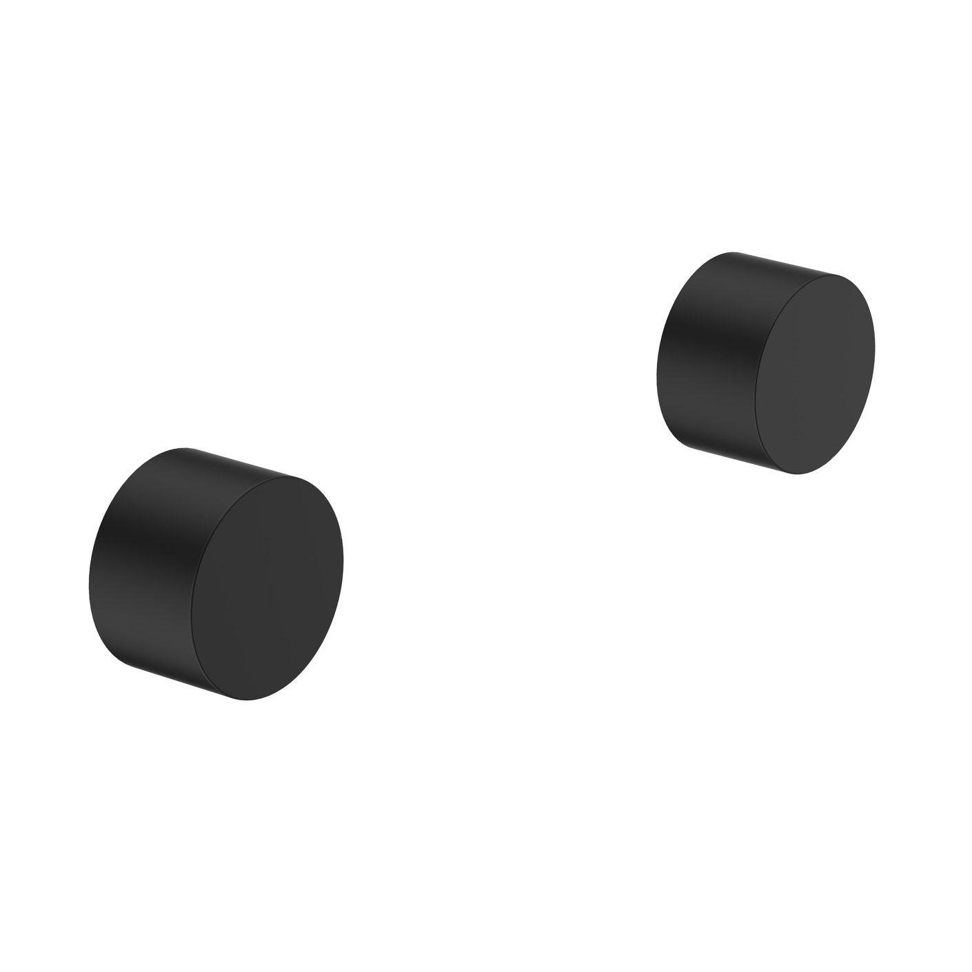 Ikon Tana 1/4 turn C/D Wall Top Assembly Matte Black