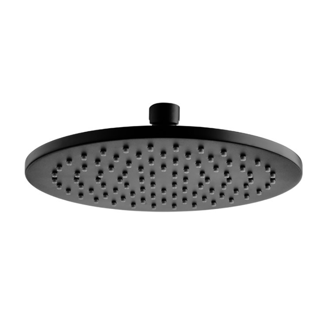 Cora Round Shower Head 200mm Matte Black