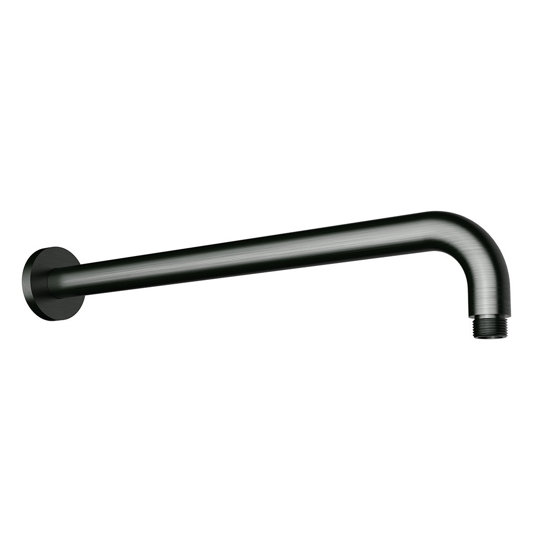 Round Wall Shower Arm Gun Metal