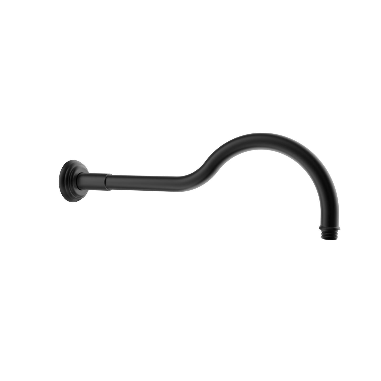 Clasico Shower Arm in Matt Black