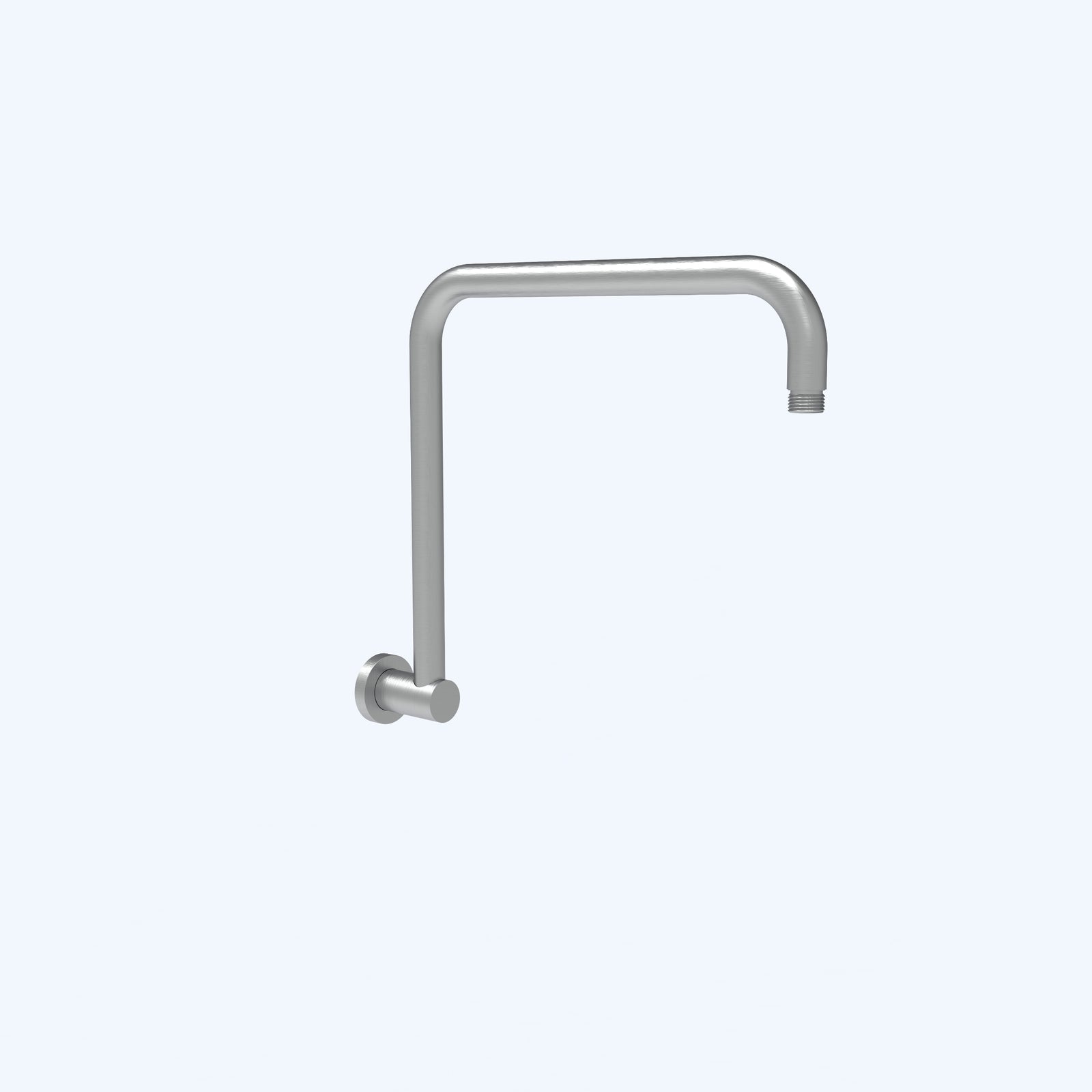 Round High Rise Wall Shower Arm Gun Metal