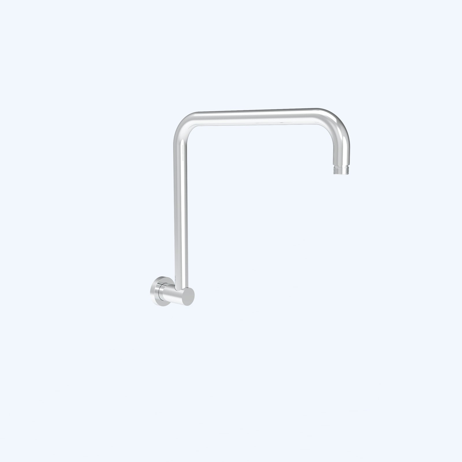 Round High Rise Wall Shower Arm Chrome