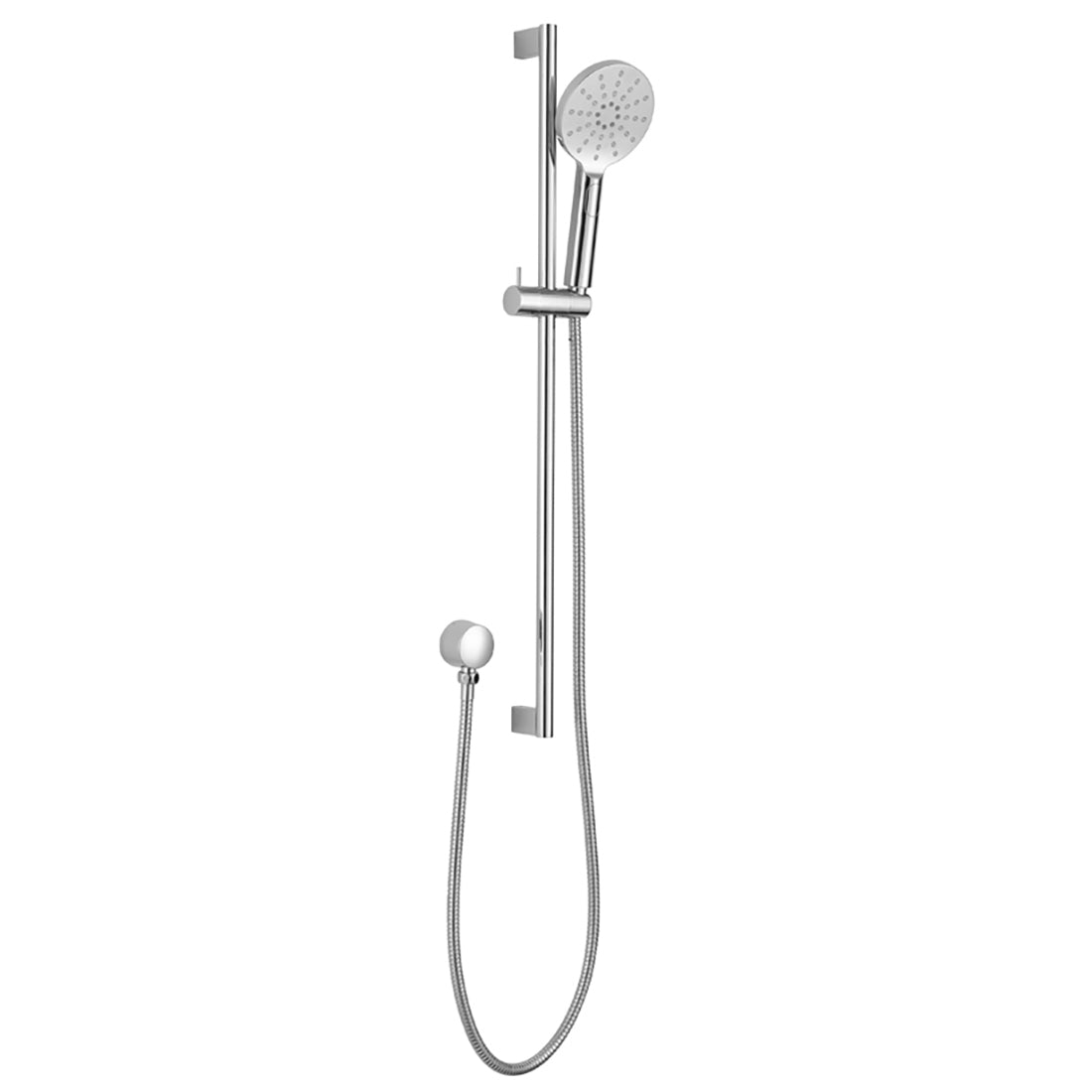 Cora Round Sliding Shower Set Chrome