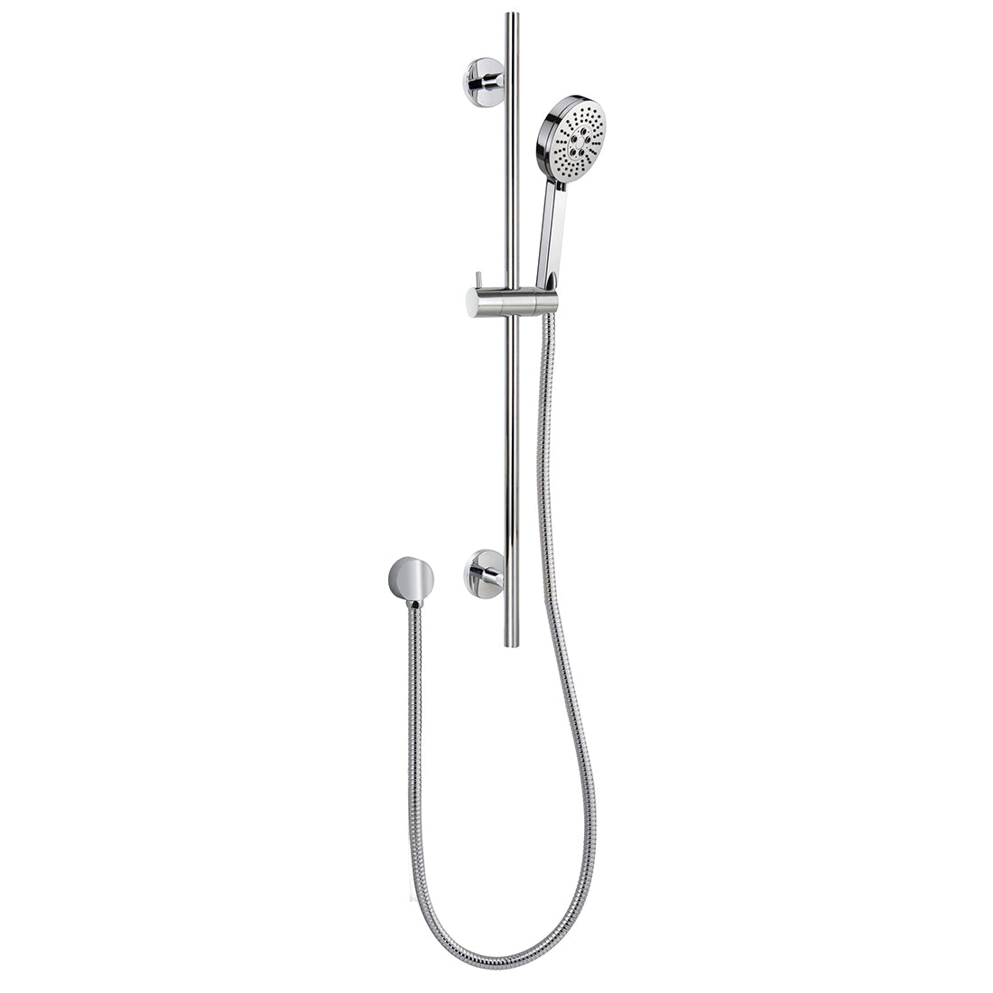 Otus Round Sliding Shower Set Chrome