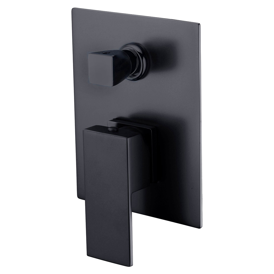 Rosa Wall Mixer With Diverter Matte Black