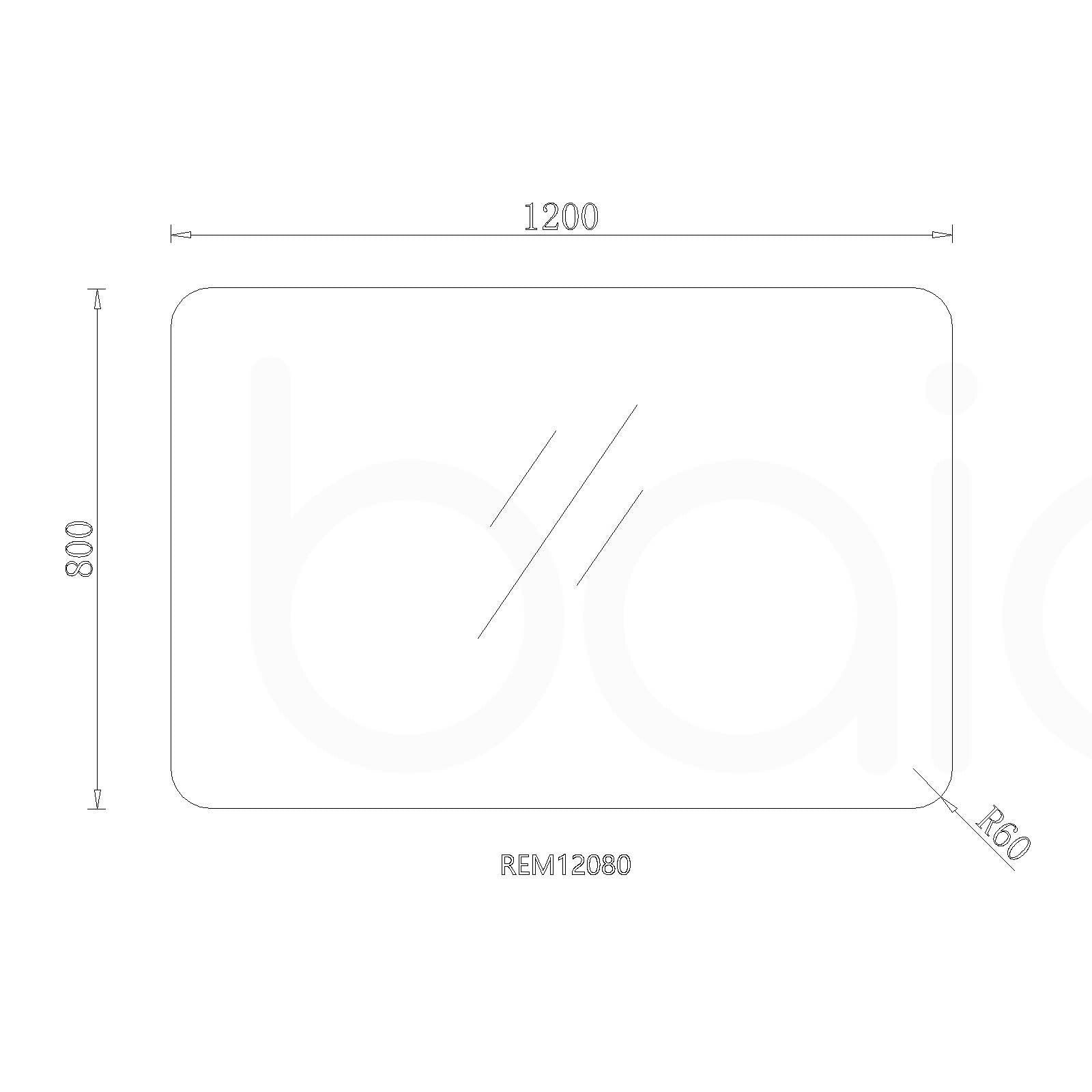 POLISH RADIUS EDGE MIRROR