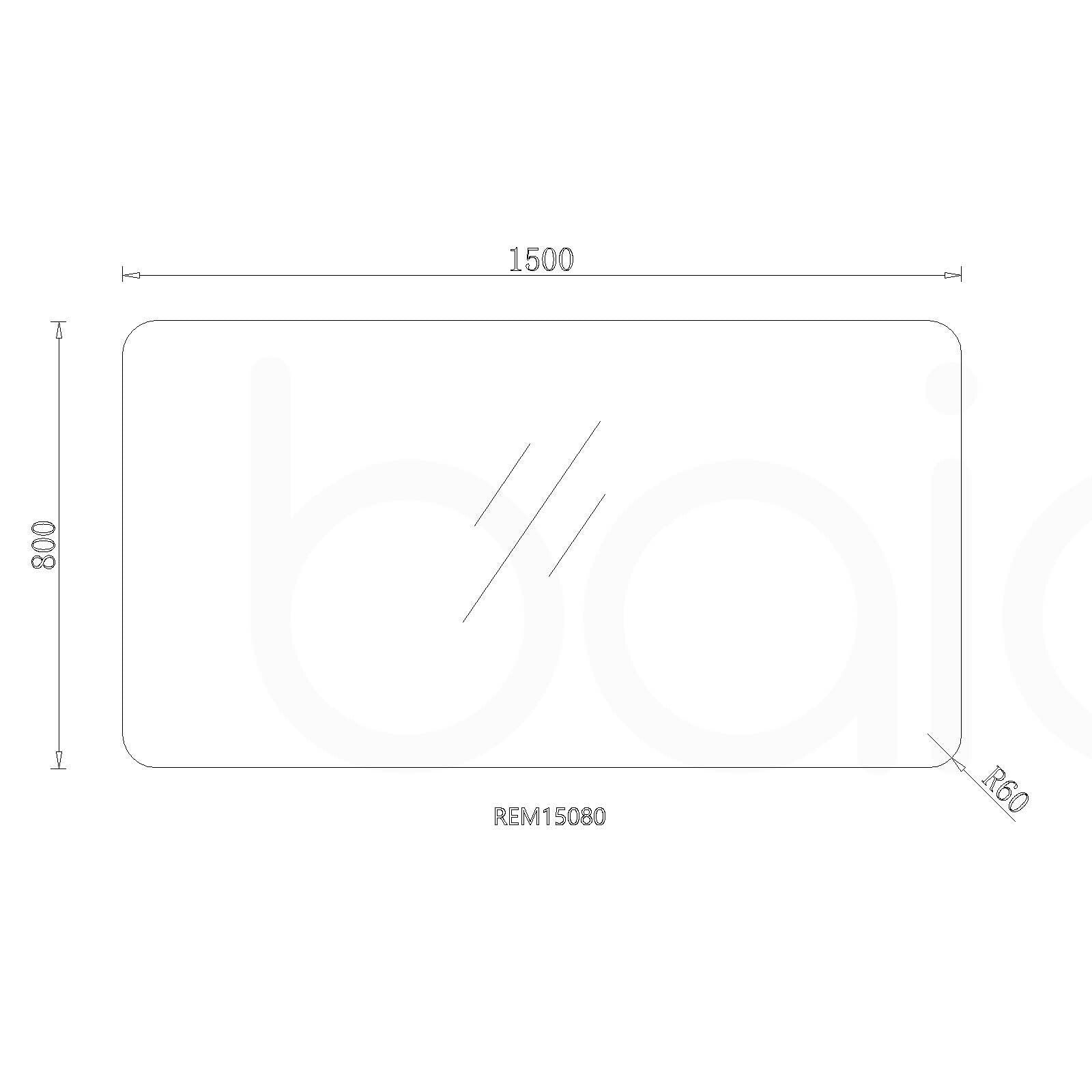 POLISH RADIUS EDGE MIRROR