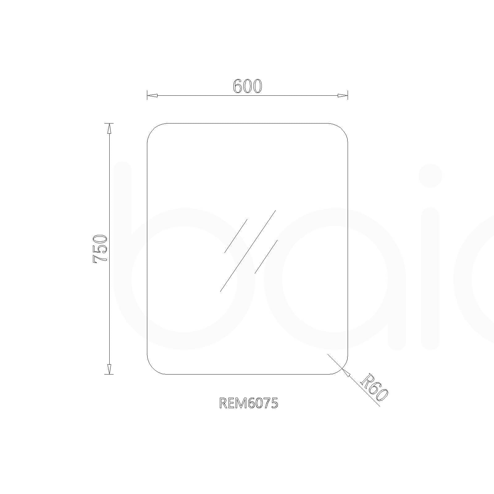 POLISH RADIUS EDGE MIRROR