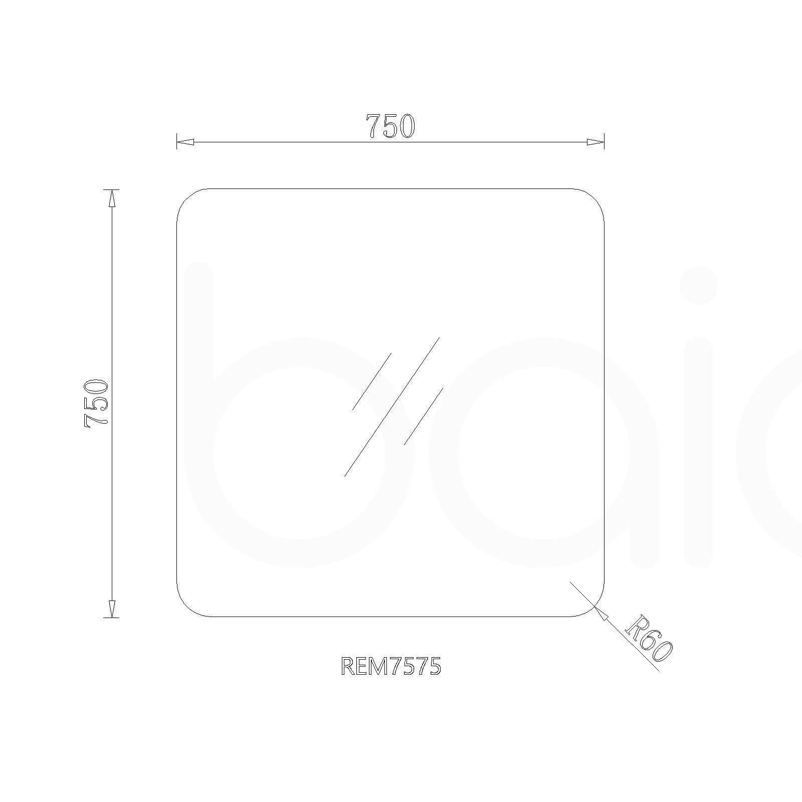 POLISH RADIUS EDGE MIRROR