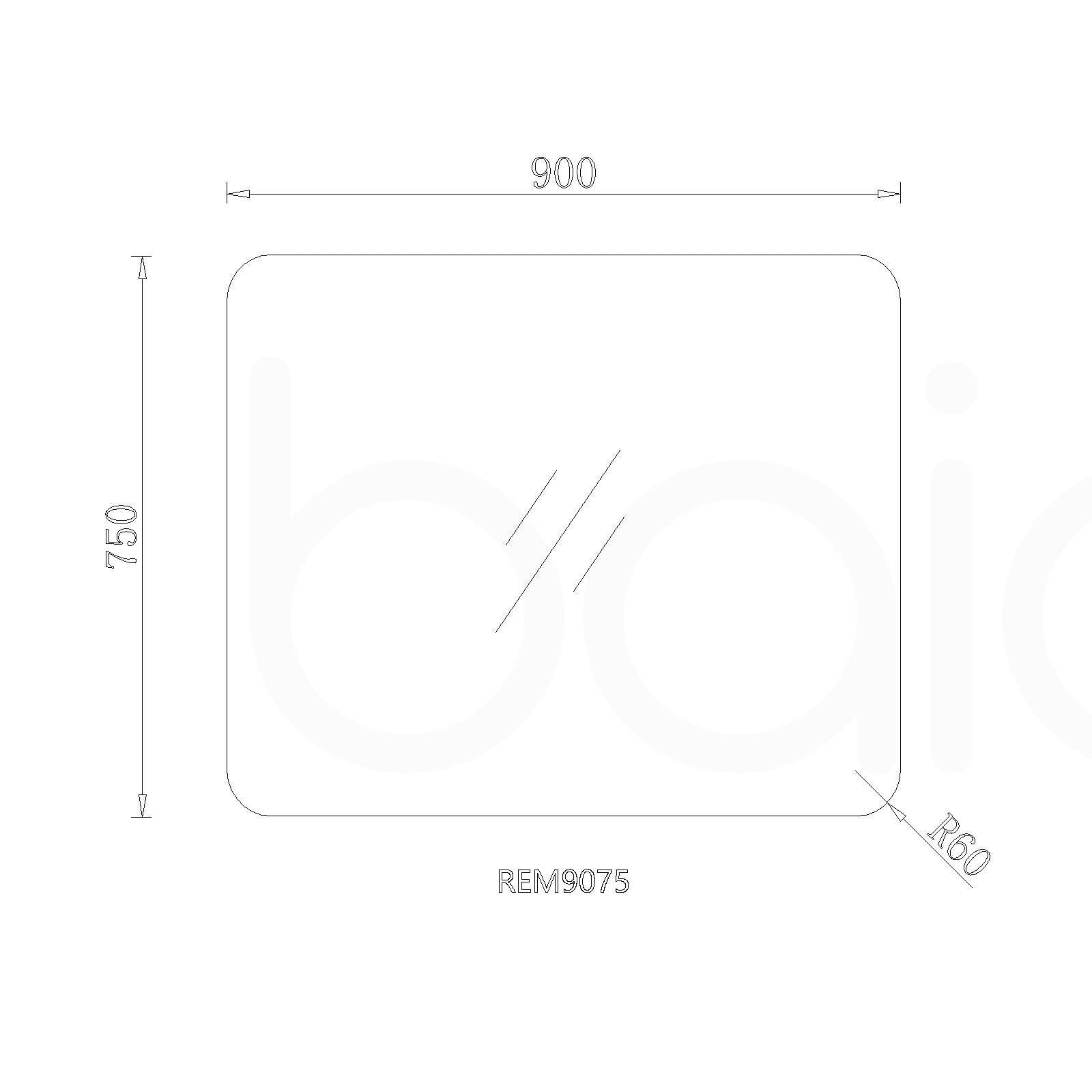 POLISH RADIUS EDGE MIRROR