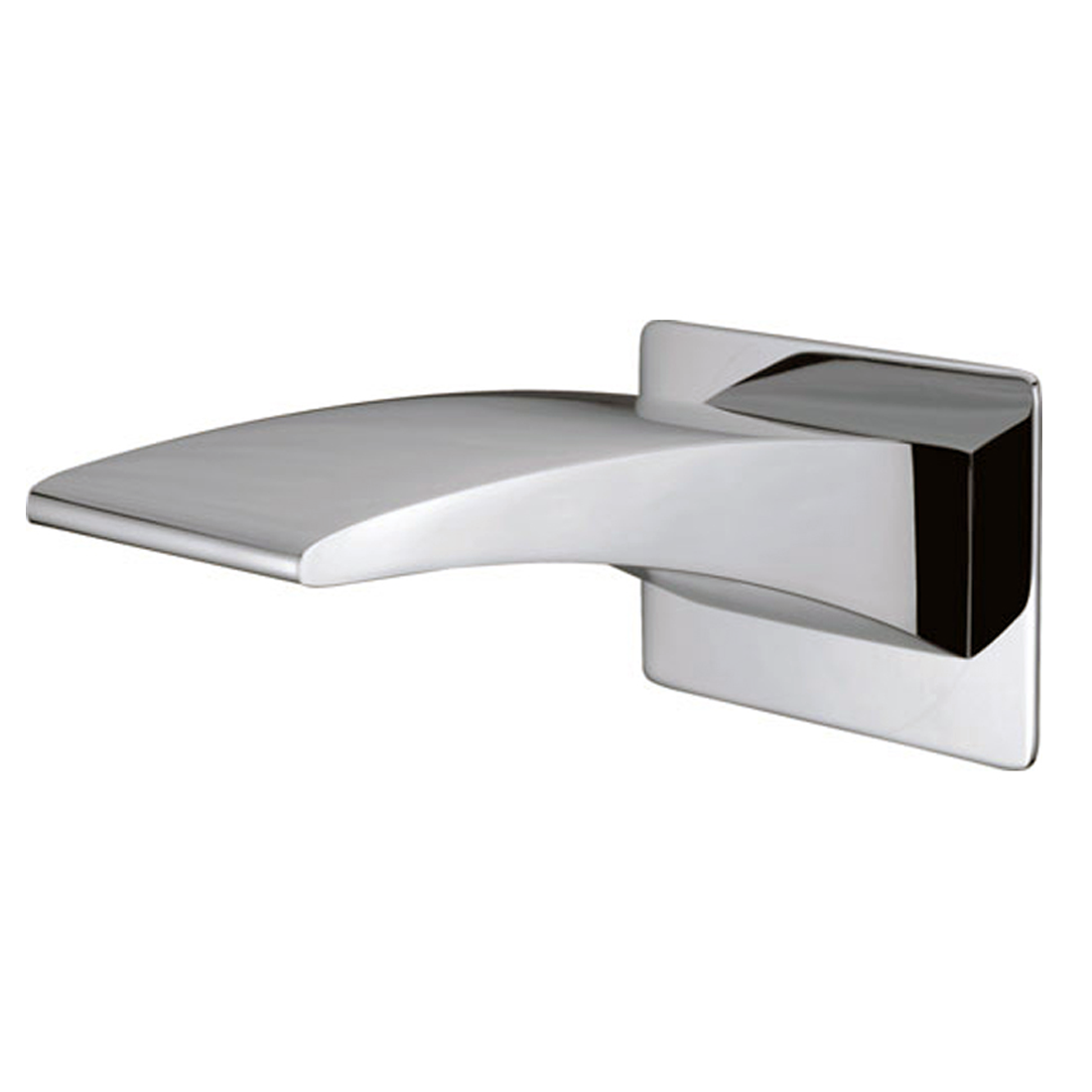 Square Waterfall Spout Chrome