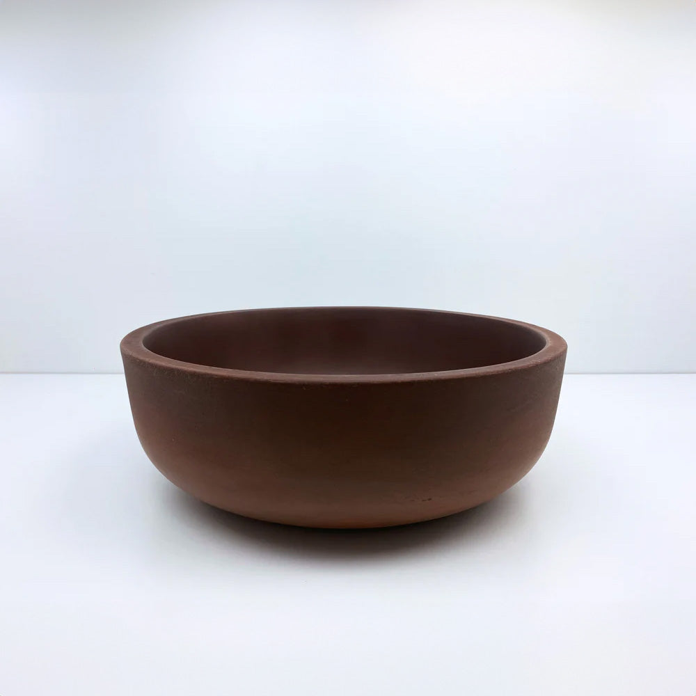 Spring Hill Designs Elios Circular Above Counter Concrete Basin Sandy Brown